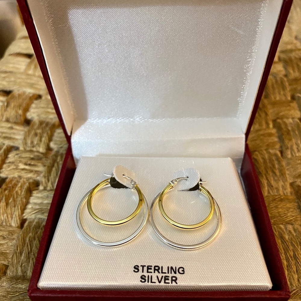 Brand new Sterling Silver Hoop Earrings